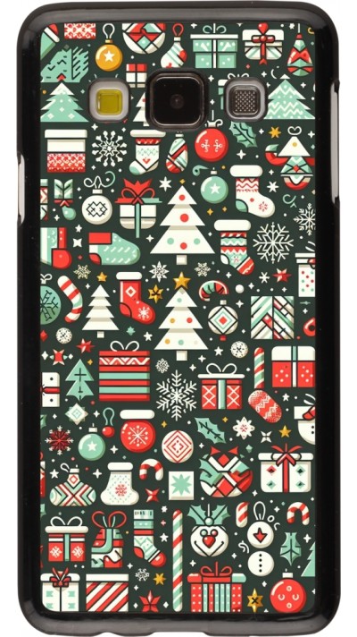 Samsung Galaxy A3 (2015) Case Hülle - Weihnachten 2023 Flachmuster