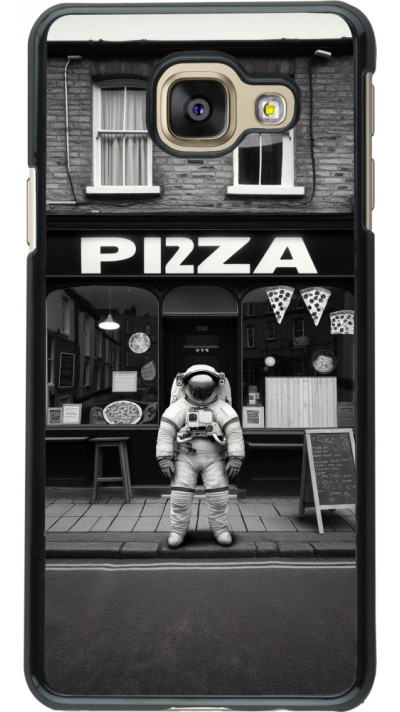 Samsung Galaxy A3 (2016) Case Hülle - Astronaut vor einer Pizzeria