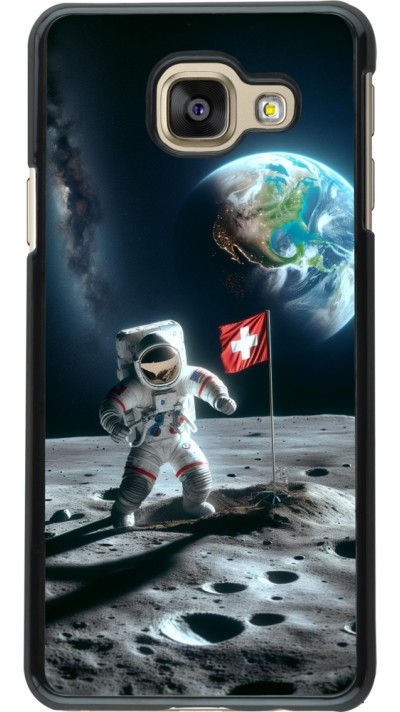 Samsung Galaxy A3 (2016) Case Hülle - Astro Schweiz auf dem Mond