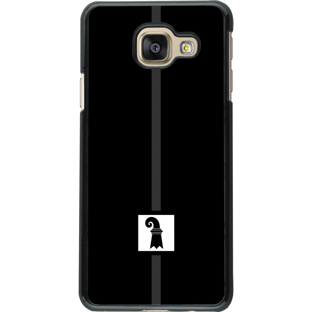 Samsung Galaxy A3 (2016) Case Hülle - Kanton BS schwarz