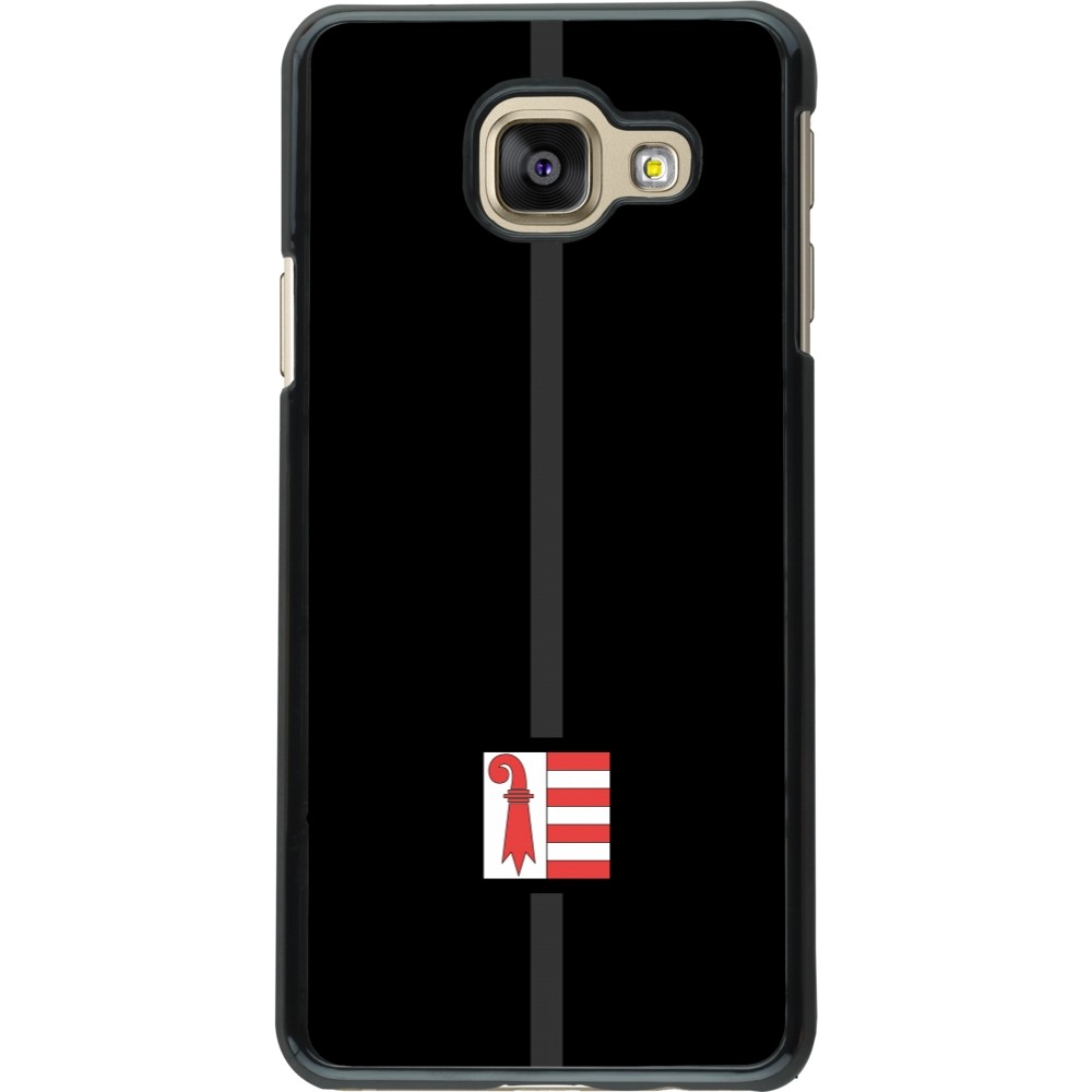 Samsung Galaxy A3 (2016) Case Hülle - Kanton JU schwarz
