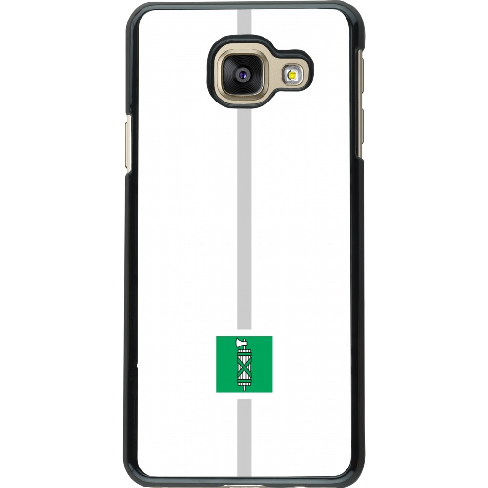 Samsung Galaxy A3 (2016) Case Hülle - Kanton SG weiss