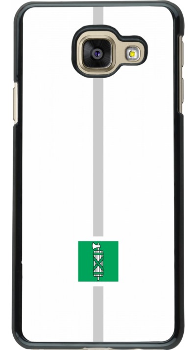 Samsung Galaxy A3 (2016) Case Hülle - Kanton SG weiss