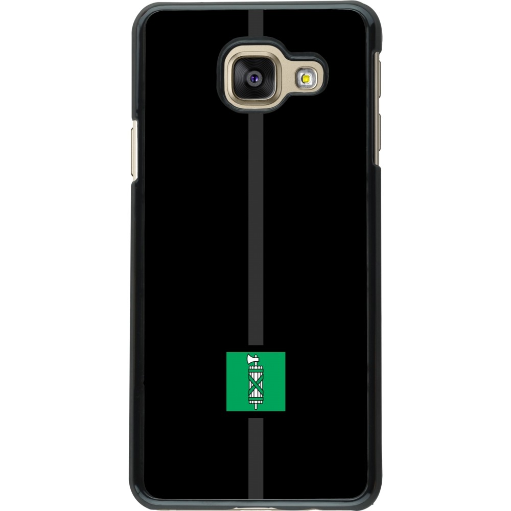 Samsung Galaxy A3 (2016) Case Hülle - Kanton SG schwarz