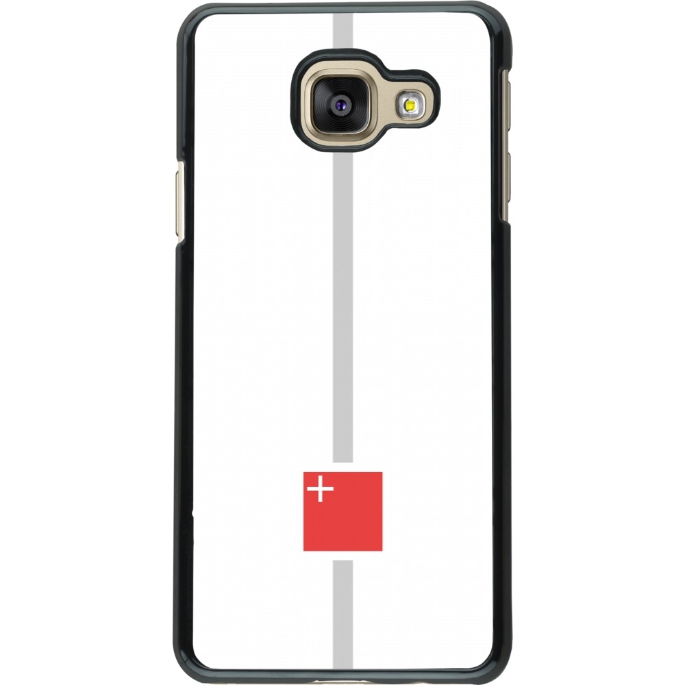 Samsung Galaxy A3 (2016) Case Hülle - Kanton SZ weiss