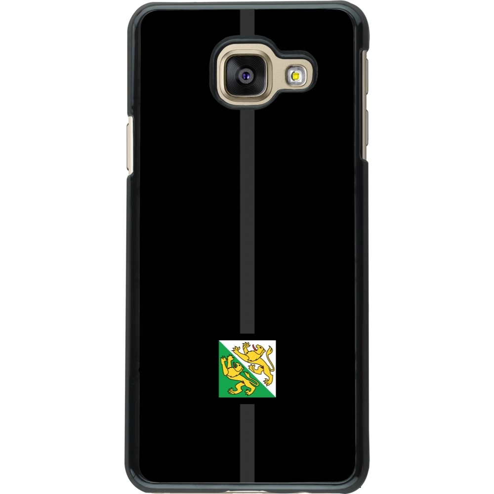 Samsung Galaxy A3 (2016) Case Hülle - Kanton TG schwarz
