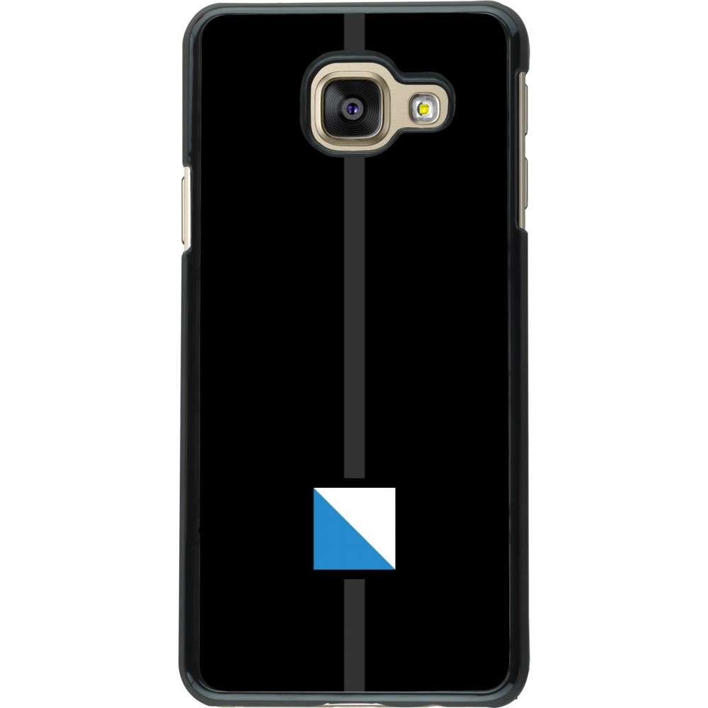 Samsung Galaxy A3 (2016) Case Hülle - Kanton ZH schwarz