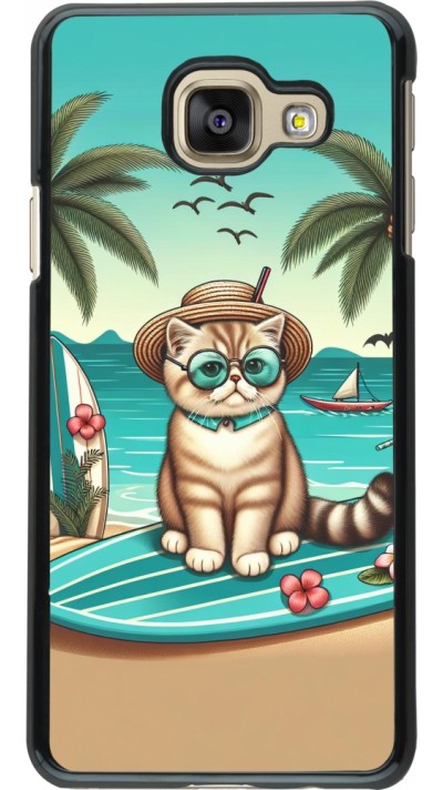 Samsung Galaxy A3 (2016) Case Hülle - Chat Surf Stil