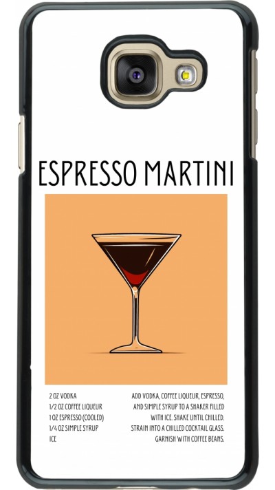 Samsung Galaxy A3 (2016) Case Hülle - Cocktail Rezept Espresso Martini