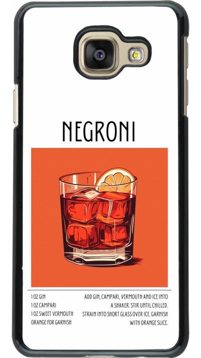 Samsung Galaxy A3 (2016) Case Hülle - Cocktail Rezept Negroni