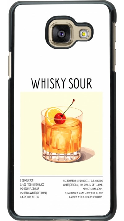 Samsung Galaxy A3 (2016) Case Hülle - Cocktail Rezept Whisky Sour
