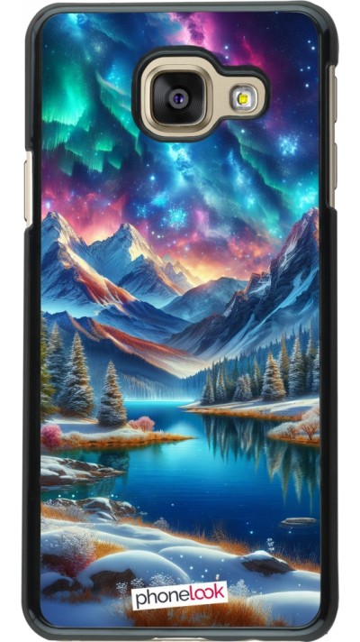 Samsung Galaxy A3 (2016) Case Hülle - Fantasiebergsee Himmel Sterne