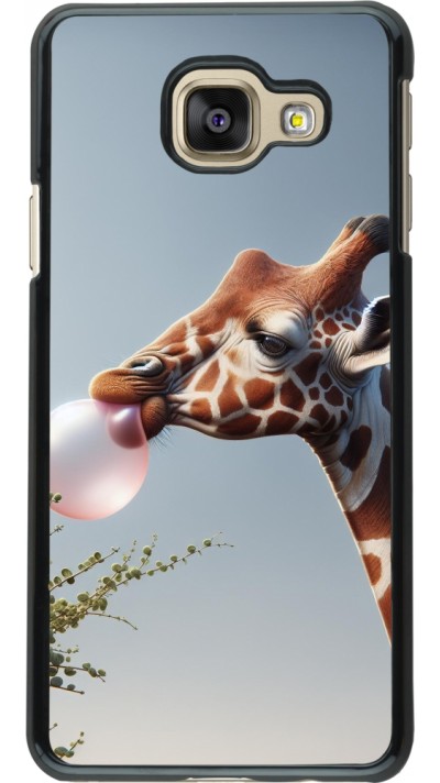 Samsung Galaxy A3 (2016) Case Hülle - Giraffe mit Blase