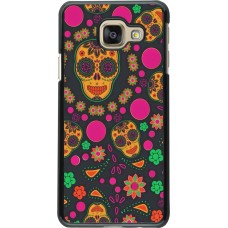 Samsung Galaxy A3 (2016) Case Hülle - Halloween 22 colorful mexican skulls