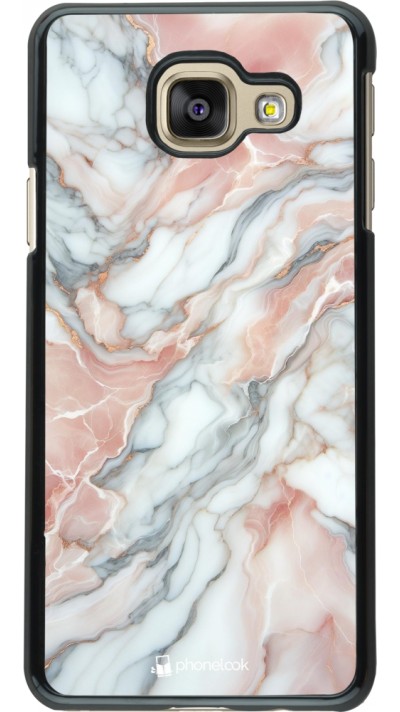 Samsung Galaxy A3 (2016) Case Hülle - Rosa Leuchtender Marmor