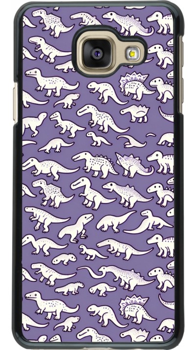 Coque Samsung Galaxy A3 (2016) - Mini dino pattern violet