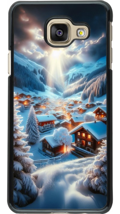 Samsung Galaxy A3 (2016) Case Hülle - Berg Schnee Licht