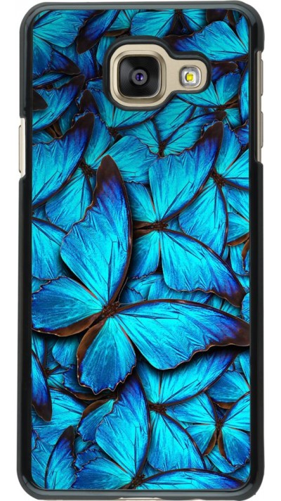 Coque Samsung Galaxy A3 (2016) - Papillon - Bleu