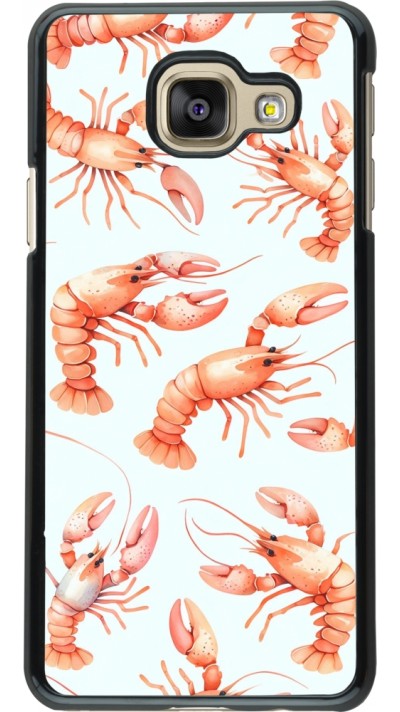 Samsung Galaxy A3 (2016) Case Hülle - Muster von pastellfarbenen Hummern