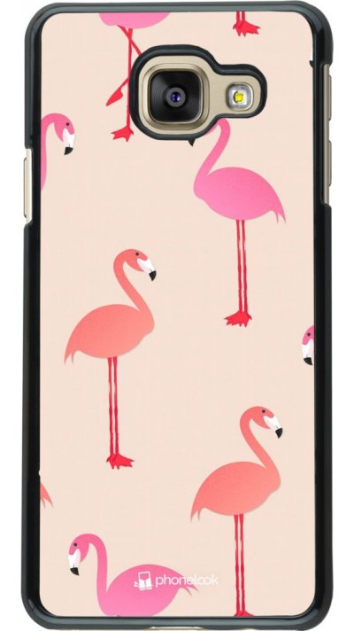 Hülle Samsung Galaxy A3 (2016) - Pink Flamingos Pattern