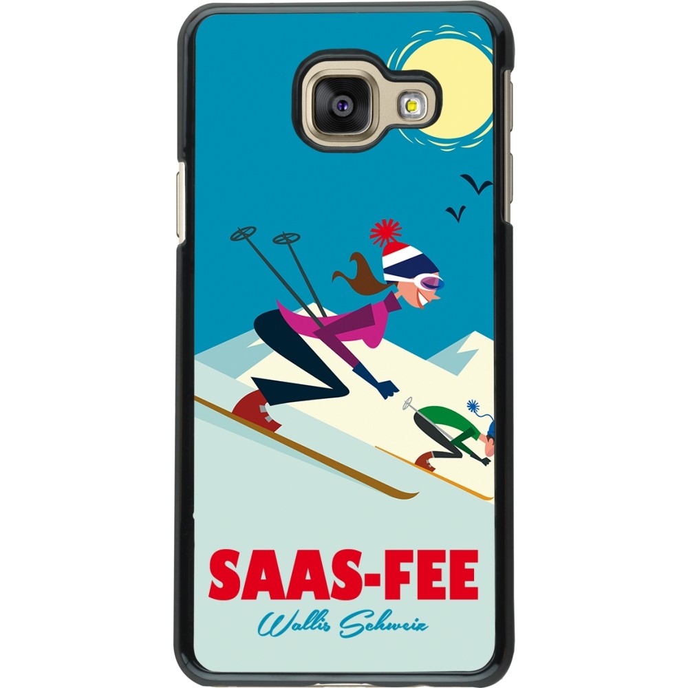 Samsung Galaxy A3 (2016) Case Hülle - Saas-Fee Ski Downhill
