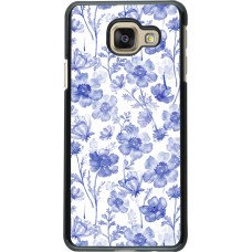 Samsung Galaxy A3 (2016) Case Hülle - Spring 23 watercolor blue flowers