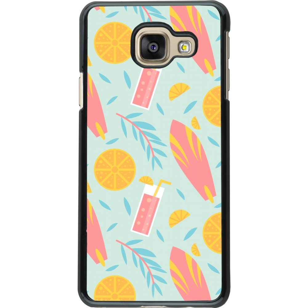 Samsung Galaxy A3 (2016) Case Hülle - Summer 2025 Pattern citron