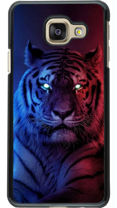 Hülle Samsung Galaxy A3 (2016) - Tiger Blue Red