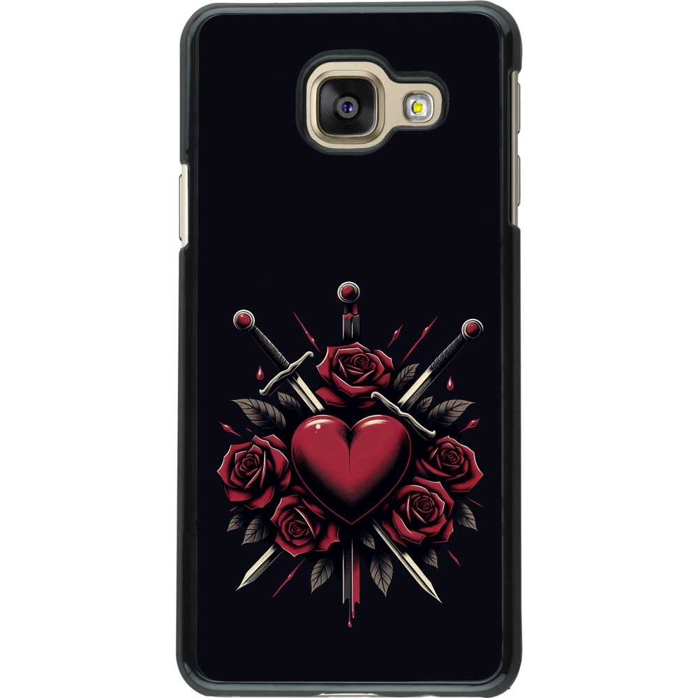 Samsung Galaxy A3 (2016) Case Hülle - Valentine 2024 gothic love