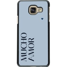 Samsung Galaxy A3 (2016) Case Hülle - Valentine 2024 mucho amor azul