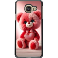 Samsung Galaxy A3 (2016) Case Hülle - Valentin 2024 Rosaroter Teddybär