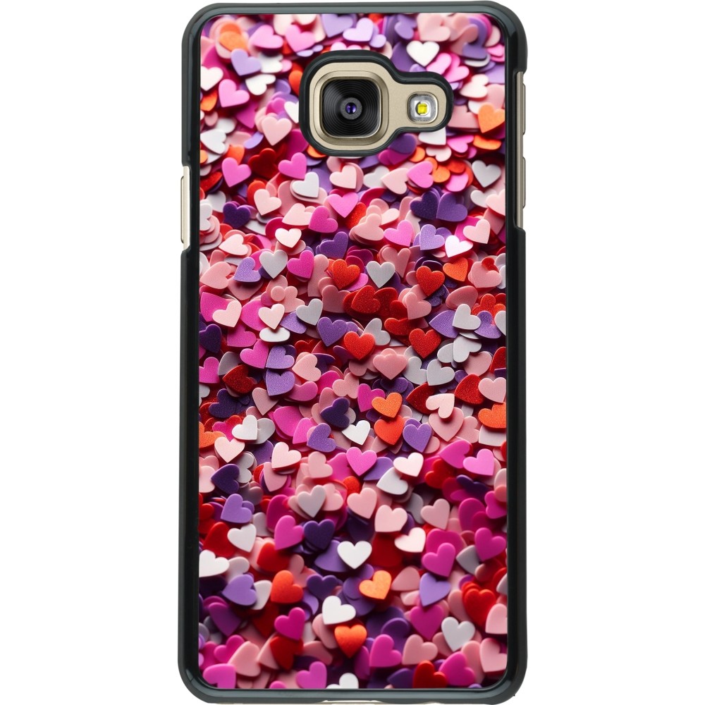Samsung Galaxy A3 (2016) Case Hülle - Valentin 2025 Konfetti