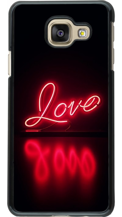 Coque Samsung Galaxy A3 (2016) - Valentine 2025 Neon Love