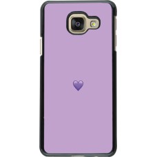 Samsung Galaxy A3 (2016) Case Hülle - Valentine 2023 purpule single heart