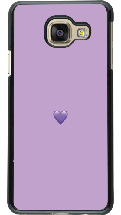 Coque Samsung Galaxy A3 (2016) - Valentine 2023 purpule single heart