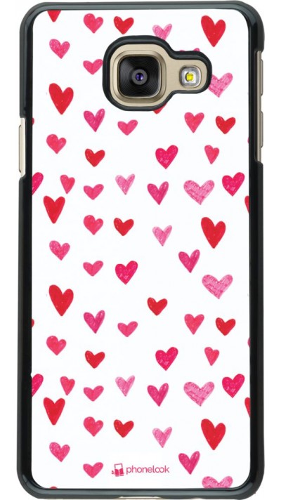 Hülle Samsung Galaxy A3 (2016) - Valentine 2022 Many pink hearts