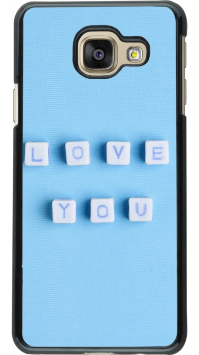 Coque Samsung Galaxy A3 (2016) - Valentine 2023 blue love you