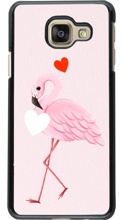 Coque Samsung Galaxy A3 (2016) - Valentine 2023 flamingo hearts
