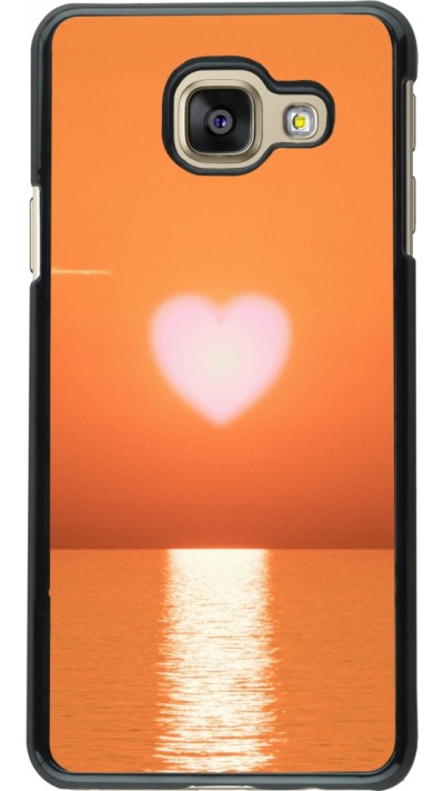 Coque Samsung Galaxy A3 (2016) - Valentine 2023 heart orange sea