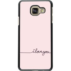 Samsung Galaxy A3 (2016) Case Hülle - Valentine 2023 i love you writing