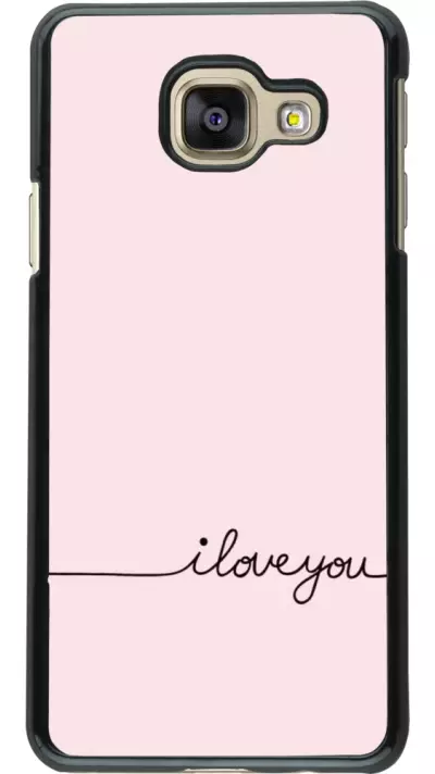 Samsung Galaxy A3 (2016) Case Hülle - Valentine 2023 i love you writing