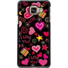 Samsung Galaxy A3 (2016) Case Hülle - Valentine 2023 love symbols