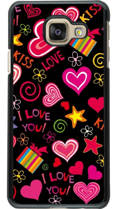 Coque Samsung Galaxy A3 (2016) - Valentine 2023 love symbols
