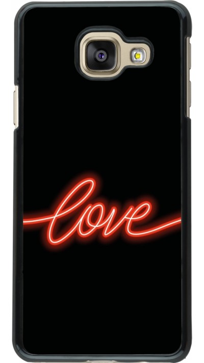 Coque Samsung Galaxy A3 (2016) - Valentine 2023 neon love
