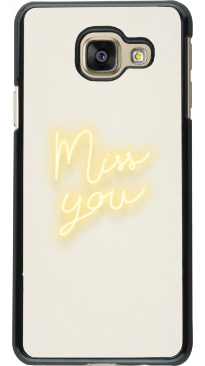 Coque Samsung Galaxy A3 (2016) - Valentine 2023 neon miss you