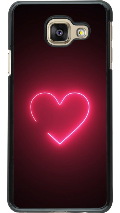 Coque Samsung Galaxy A3 (2016) - Valentine 2023 single neon heart