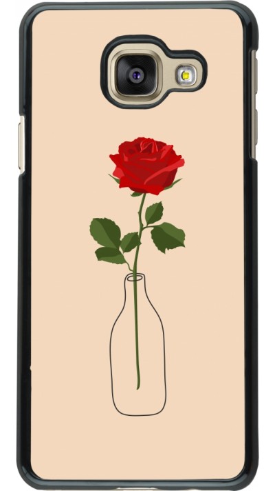 Coque Samsung Galaxy A3 (2016) - Valentine 2023 single rose in a bottle