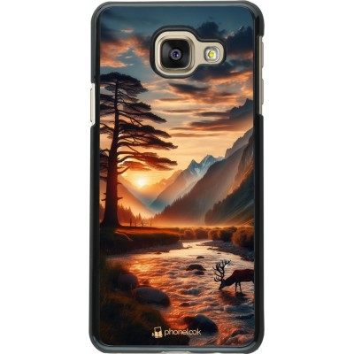 Coque Samsung Galaxy A3 (2016) - Valley Sunset Deer Tree