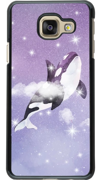 Hülle Samsung Galaxy A3 (2016) - Whale in sparking stars