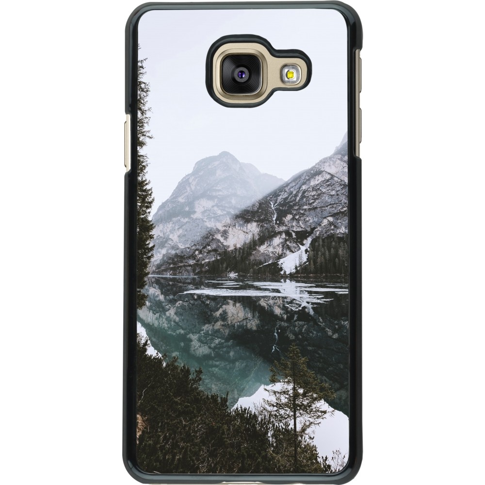 Samsung Galaxy A3 (2016) Case Hülle - Winter 22 snowy mountain and lake